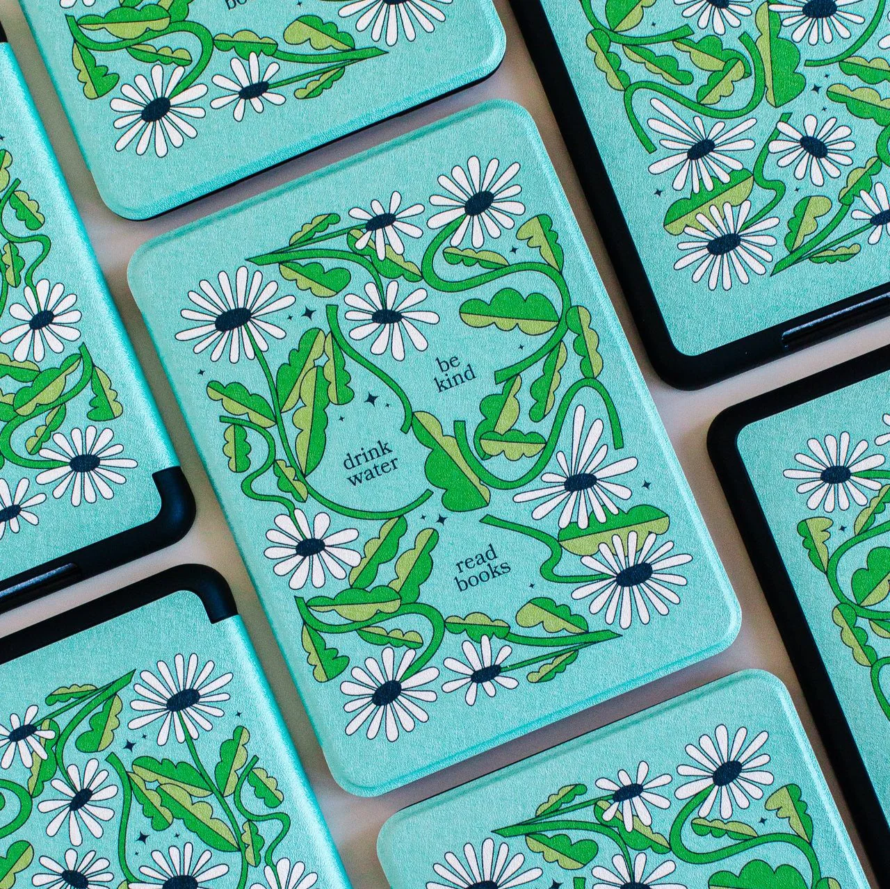 Be Kind, Drink Water, Read Books • Kindle Case - Image 4