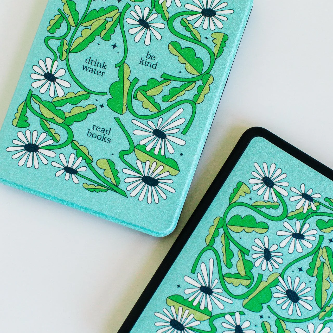 Be Kind, Drink Water, Read Books • Kindle Case - Image 5